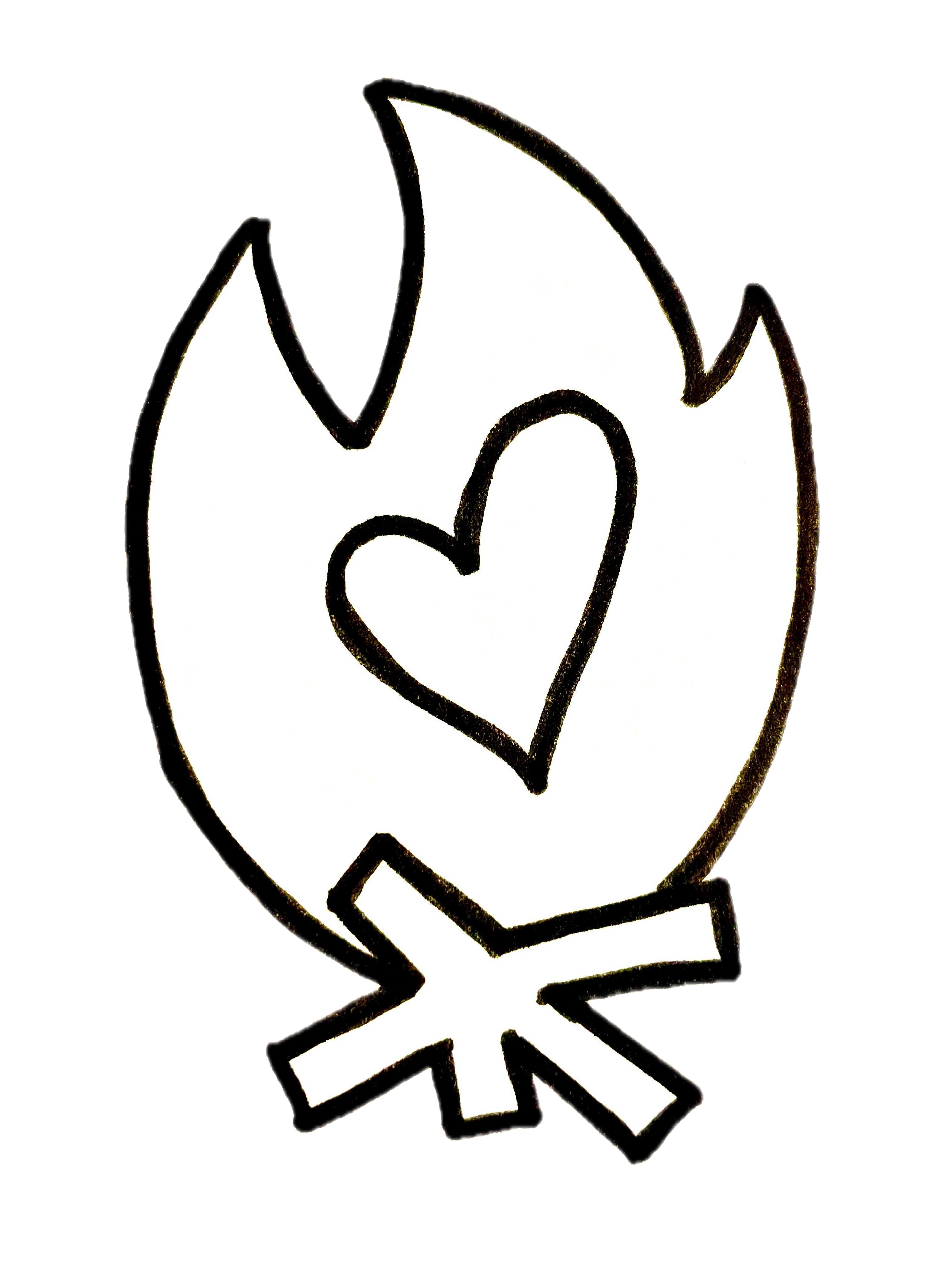 Logo: Ein Lagerfeuer
